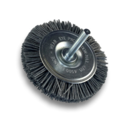 brosse circulaire sur tige